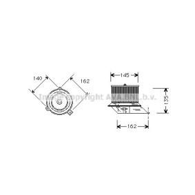 Achetez des Radiateur du moteur PRASCO AA070R004 à prix pour 51,99 €