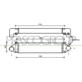 Kjøp Intercooler av PRASCO FD426N002 til den lave prisen 2415,14 NOK