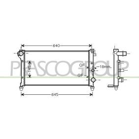 Achetez des Radiateur du moteur PRASCO FT122R010 à prix pour 86,54 €