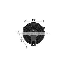 Achetez des Moteur électrique, pulseur d'air d'habitacle PRASCO TO8772 à prix pour 118,40 €