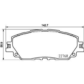 Bremsbeläge für DAIHATSU von HELLA