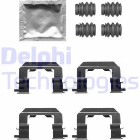 Compre Kit de acessórios, pastilhas de travão da DELPHI LX0671 a um preço baixo por 11,71 €