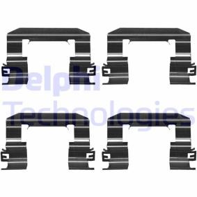 Compre Kit de acessórios, pastilhas de travão da DELPHI LX0673 a um preço baixo por 9,86 €