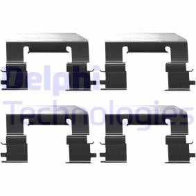 Compre Kit de acessórios, pastilhas de travão da DELPHI LX0675 a um preço baixo por 10,47 €