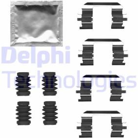 Compre Kit de acessórios, pastilhas de travão da DELPHI LX0686 a um preço baixo por 11,16 €