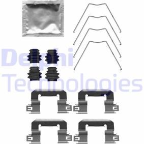 Compre Kit de acessórios, pastilhas de travão da DELPHI LX0711 a um preço baixo por 13,49 €