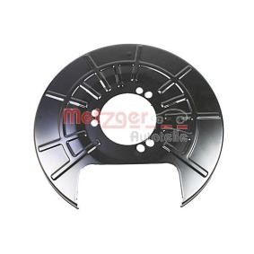 Compre Chapa deflectora, disco de travão da METZGER 6115302 a um preço baixo por 17,80 €