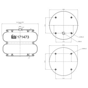 Acquista Soffietto, Sospensione pneumatica da FEBI BILSTEIN 171473 a buon mercato per soli 132,50 €