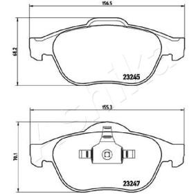 Achetez des Plaquettes de frein ASHIKA 50-00-0708 à prix pour 34,61 €