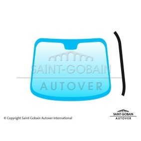 Osta Suoja- / koristelista, etupilari SAINT-GOBAIN:llä 2202701840 edullisesti hintaan 58,21 €