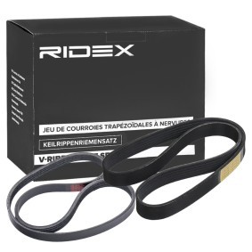 Achetez des Jeu de courroies trapézoïdales à nervures RIDEX 542R0572 à prix pour 20,68 €