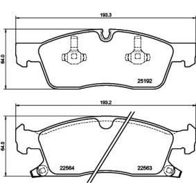 Bremsbeläge von HELLA 8DB 355 039-961