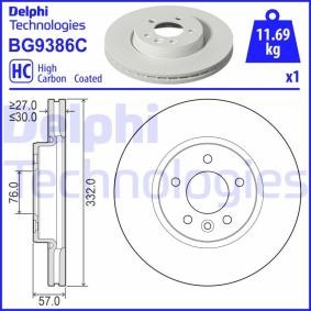Compre Disco de travão da DELPHI BG9386C a um preço baixo por 69,12 €