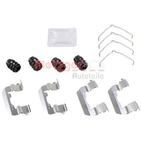 Compre Kit de acessórios, pastilhas de travão da METZGER 109-0103 a um preço baixo por 21,01 €