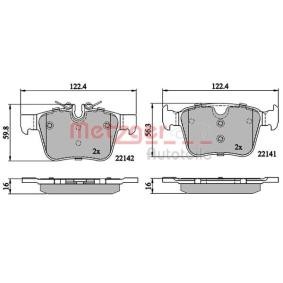 Bremsbeläge 1170862 von METZGER günstig für 36,33 € online kaufen