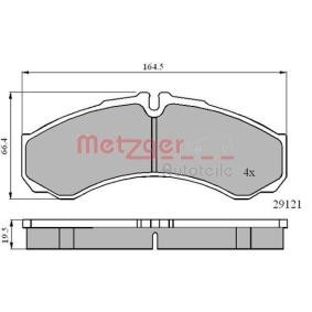 Bremsbeläge für RENAULT von METZGER
