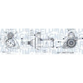 Köp Startmotor av MAGNETI MARELLI 063721533010 till det låga priset 1523,55 kr