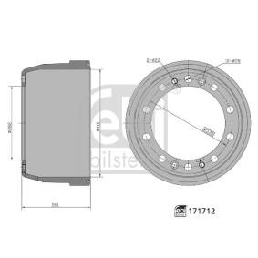 Acquista Tamburo freno da FEBI BILSTEIN 171712 a buon mercato per soli 168,27 €