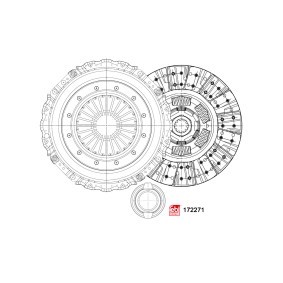 Acquista Kit frizione da FEBI BILSTEIN 172271 a buon mercato per soli 453,37 €