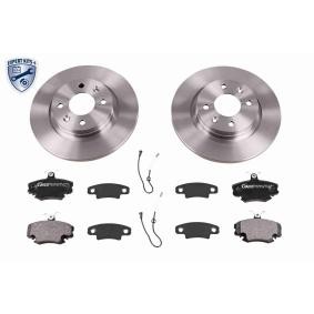 Comprar Kit de discos de freno y pastillas de VAICO V46-1241 a bajo precio de 108,62 €