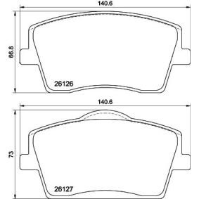 Acquista Kit pastiglie freni da HELLA 8DB 355 039-001 a buon mercato per soli 56,66 €