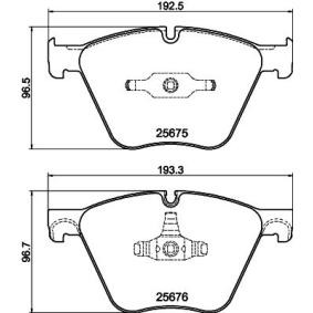 Bremsbeläge 8DB 355 040-371 für BMW