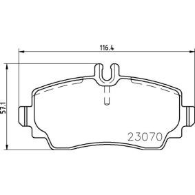 Köp Bromsbelägg av BREMBO P 50 047 till det låga priset 401,81 kr