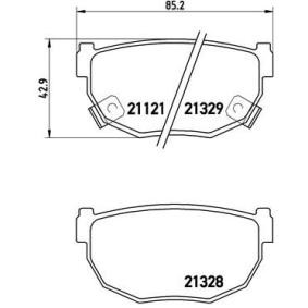 Köp Bromsbelägg av BREMBO P 56 010 till det låga priset 498,78 kr