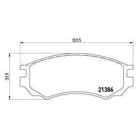 Köp Bromsbelägg av BREMBO P 56 028 till det låga priset 421,48 kr