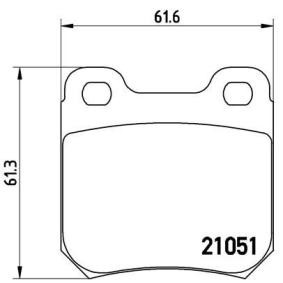 Köp Bromsbelägg av BREMBO P 59 010 till det låga priset 267,86 kr