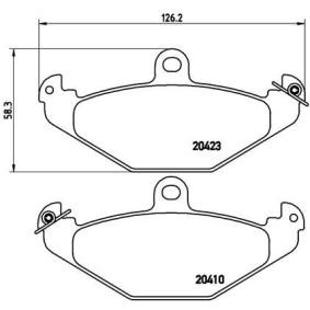 Köp Bromsbelägg av BREMBO P 59 026 till det låga priset 385,57 kr