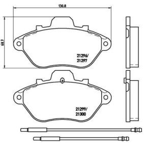 Köp Bromsbelägg av BREMBO P 61 036 till det låga priset 659,90 kr
