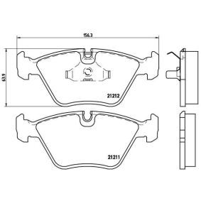Köp Bromsbelägg av BREMBO P 61 049 till det låga priset 1086,60 kr