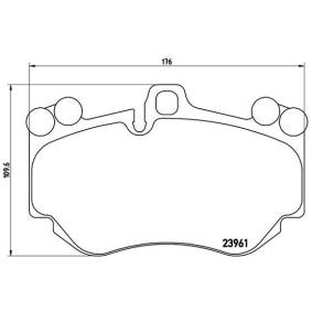 Köp Bromsbelägg av BREMBO P 65 016 till det låga priset 2153,81 kr