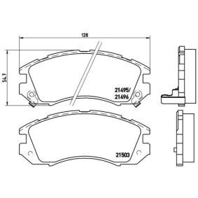 Köp Bromsbelägg av BREMBO P 78 004 till det låga priset 382,63 kr