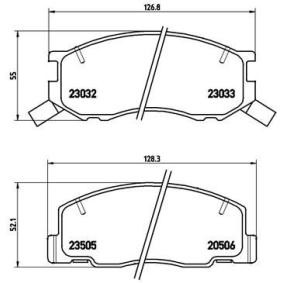 Köp Bromsbelägg av BREMBO P 83 093 till det låga priset 356,02 kr