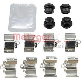 Compre Kit de acessórios, pastilhas de travão da METZGER 109-0015 a um preço baixo por 31,52 €