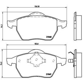 Köp Bromsbelägg av BREMBO P 85 039 till det låga priset 542,30 kr