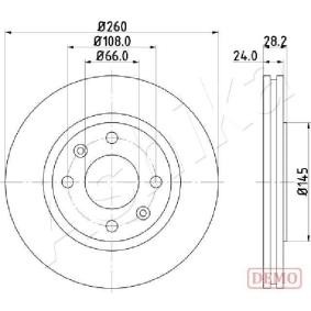 Achetez des Disque de frein ASHIKA 60-00-0632C à prix pour 59,61 €