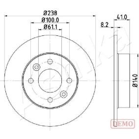 Achetez des Disque de frein ASHIKA 60-00-0700C à prix pour 21,67 €
