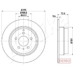 Achetez des Disque de frein ASHIKA 61-00-0319C à prix pour 38,34 €