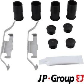 Compre Kit de acessórios, pastilhas de travão da JP GROUP 1464002510 a um preço baixo por 9,94 €