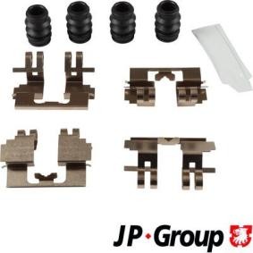 Compre Kit de acessórios, pastilhas de travão da JP GROUP 3864002510 a um preço baixo por 14,81 €