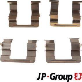 Compre Kit de acessórios, pastilhas de travão da JP GROUP 3864003110 a um preço baixo por 7,97 €