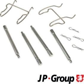 Compre Kit de acessórios, pastilhas de travão da JP GROUP 4164003110 a um preço baixo por 11,41 €