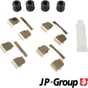 Compre Kit de acessórios, pastilhas de travão da JP GROUP 4364004310 a um preço baixo por 10,77 €