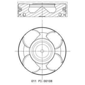 Kolben 011 PI 00108 000 CHRYSLER von MAHLE ORIGINAL