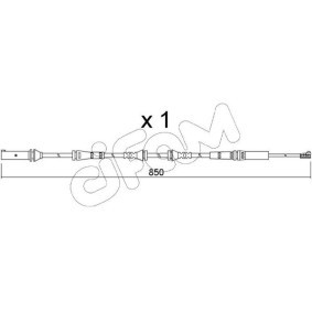Acquista Sensore di usura delle pastiglie freni da CIFAM SU.366 a buon mercato per soli 42,65 €