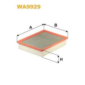 Kjøp Luftfilter av WIX FILTERS WA9929 til den lave prisen 300,82 NOK