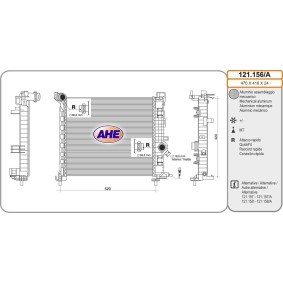 Acquista Radiatore motore da AHE 121.156/A a buon mercato per soli 156,03 €